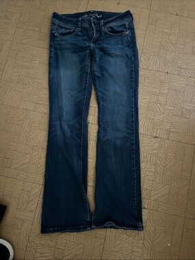 American Eagle Outfitters Dark Indigo Flare Jeans